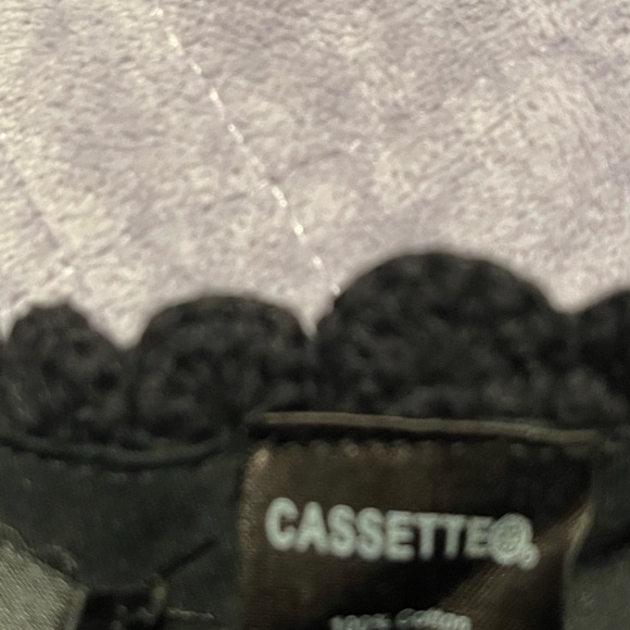 Cassette Black Sweater Dress Sz Large - Picture 8 of 8